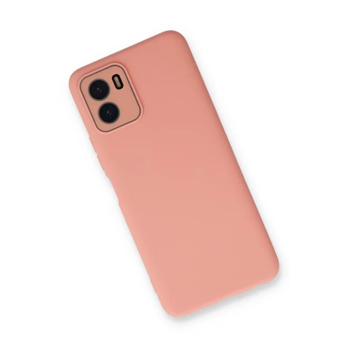 Mey İthalat®  Vivo Y15S Kılıf Lansman Glass Kapak - Pembe