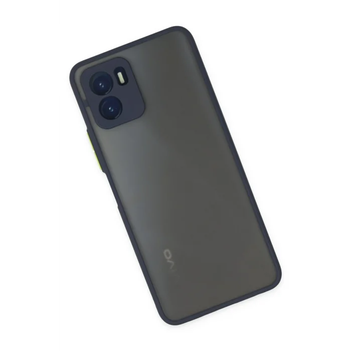 Mey İthalat®  Vivo Y15S Kılıf Montreal Silikon Kapak - Lacivert