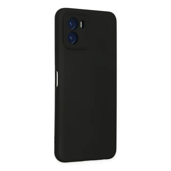 Mey İthalat®  Vivo Y15S Kılıf Nano içi Kadife Silikon - Siyah