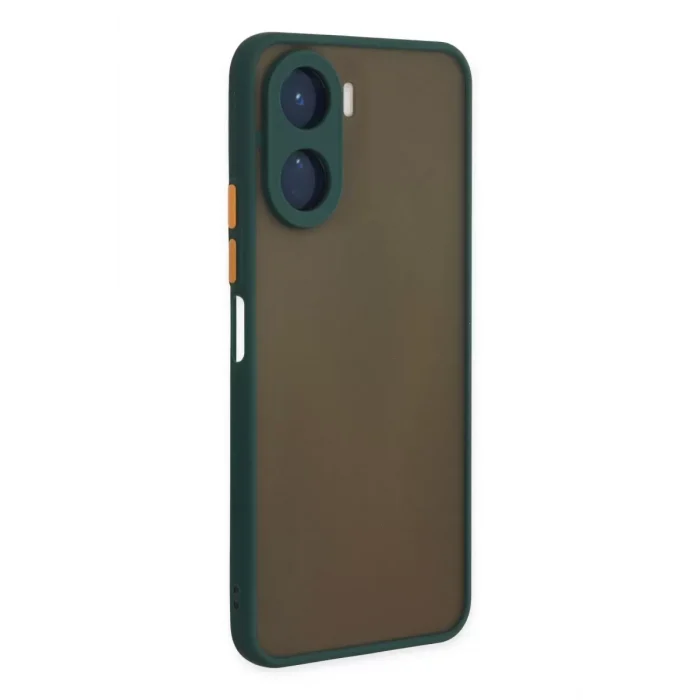 Mey İthalat®  Vivo Y16 Kılıf Montreal Silikon Kapak - Yeşil