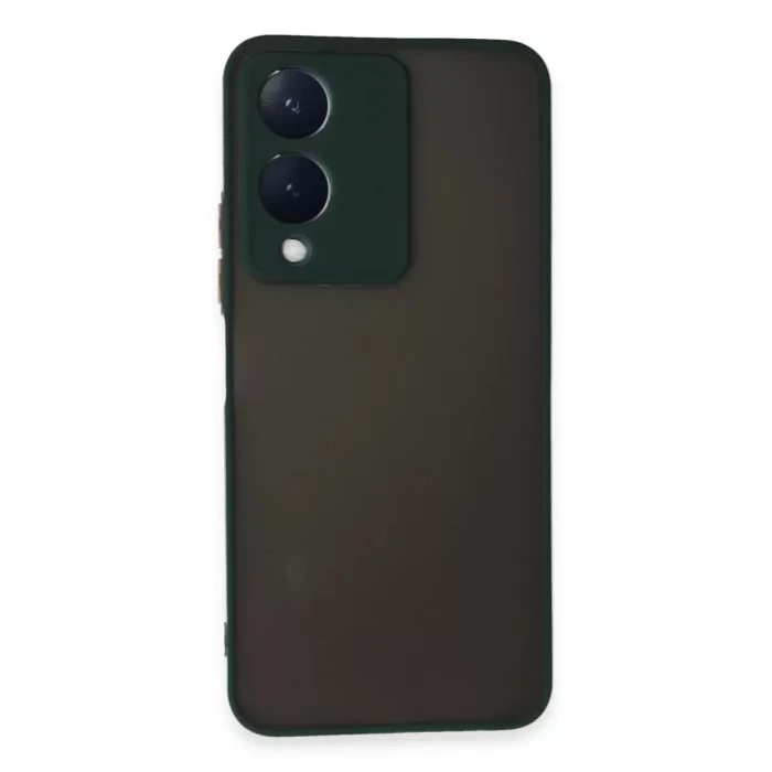 Mey İthalat®  Vivo Y17S Kılıf Montreal Silikon Kapak - Yeşil
