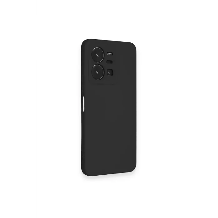 Mey İthalat®  Vivo Y35 Kılıf Nano içi Kadife Silikon - Siyah
