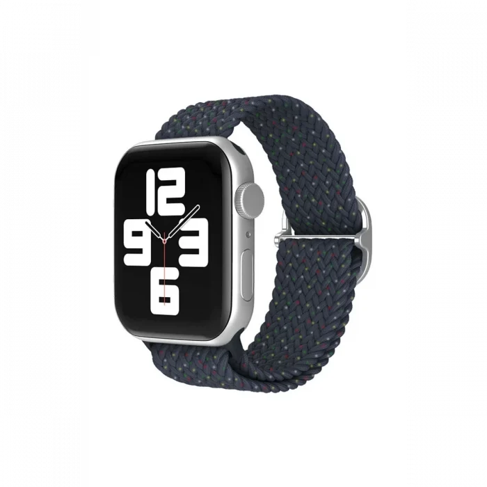 Mey İthalat®   Watch 38mm Star Kordon - Benekli Lacivert