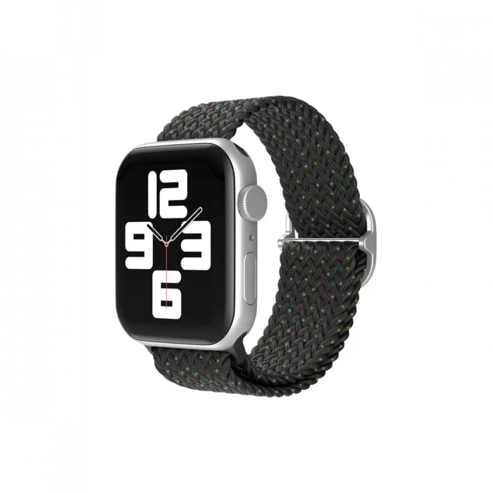Mey İthalat®   Watch 38mm Star Kordon - Benekli Siyah