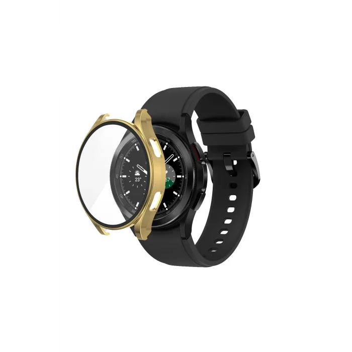 Mey İthalat®  Watch 5 44mm Wall Camlı Kasa Ekran Koruyucu - Gold