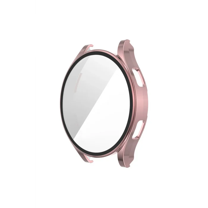 Mey İthalat®  Watch 5 44mm Wall Camlı Kasa Ekran Koruyucu - Rose Gold
