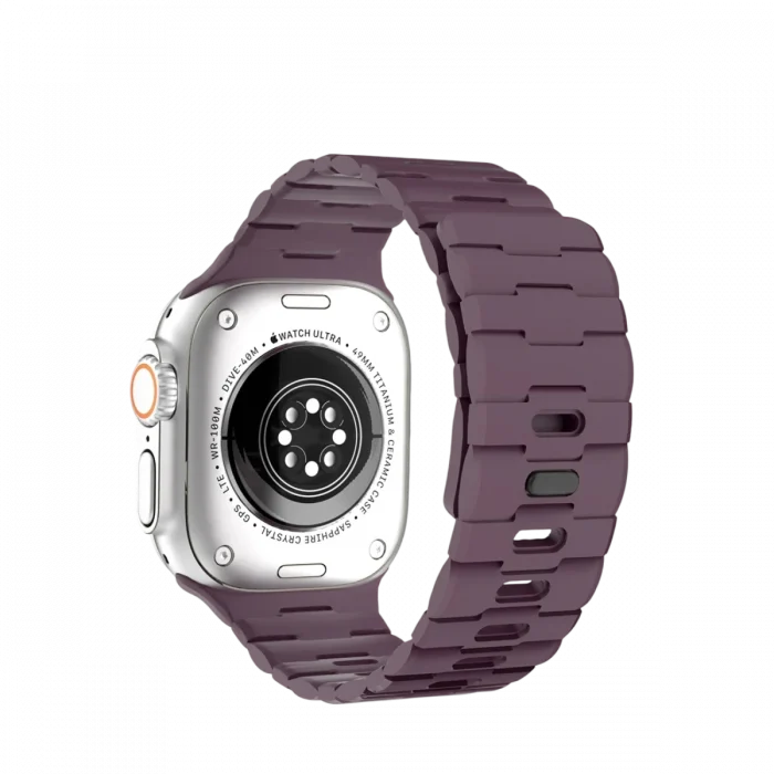 Mey İthalat®   Watch Ultra 49mm Wowen Kordon - Bordo