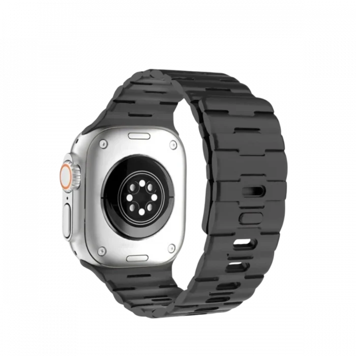 Mey İthalat®   Watch Ultra 49mm Wowen Kordon - Siyah