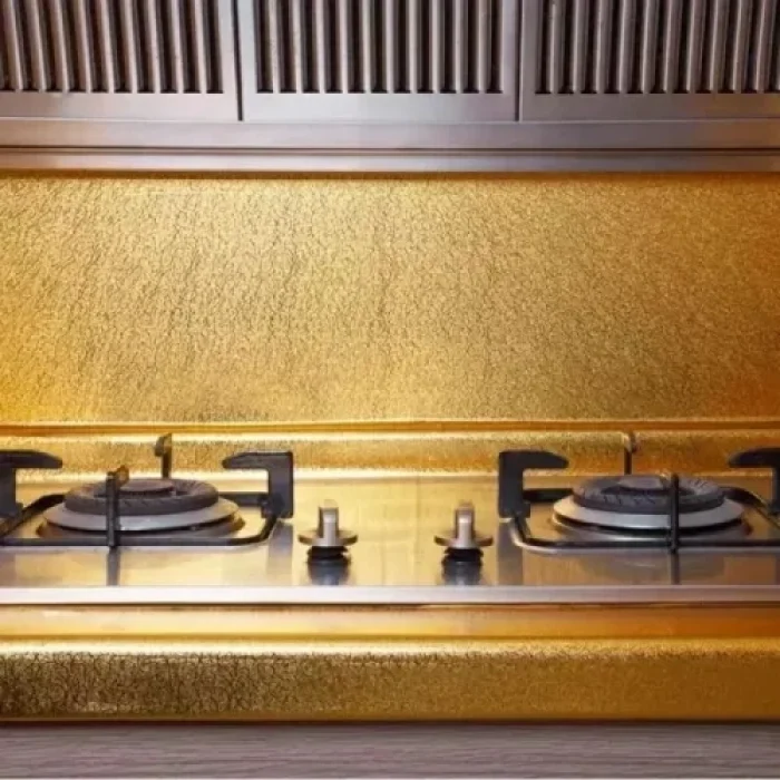 Mey İthalat® Yapışkanlı Gold Mutfak Tezgah Folyosu