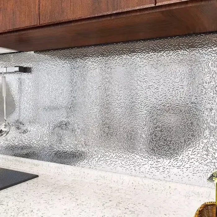 Mey İthalat® Yapışkanlı Mutfak Folyo Gümüş 40 cm x 10 m
