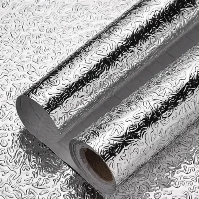 Mey İthalat® Yapışkanlı Mutfak Folyo Gümüş 40 cm x 10 m