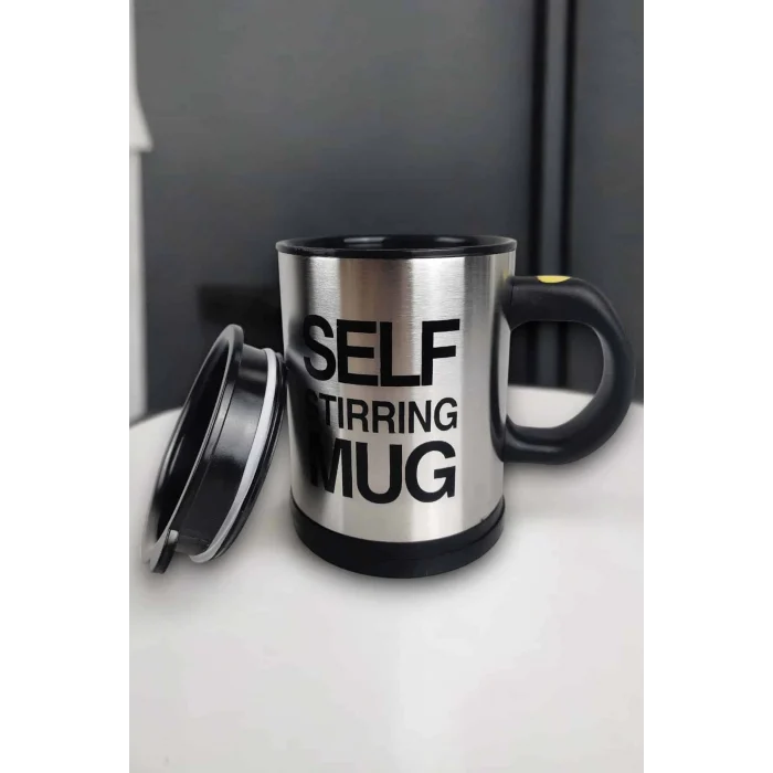 Mey İthalat® Yazılı Mug Kupa Karıştırıcı Özelliği Ve Paslanmaz Çelik