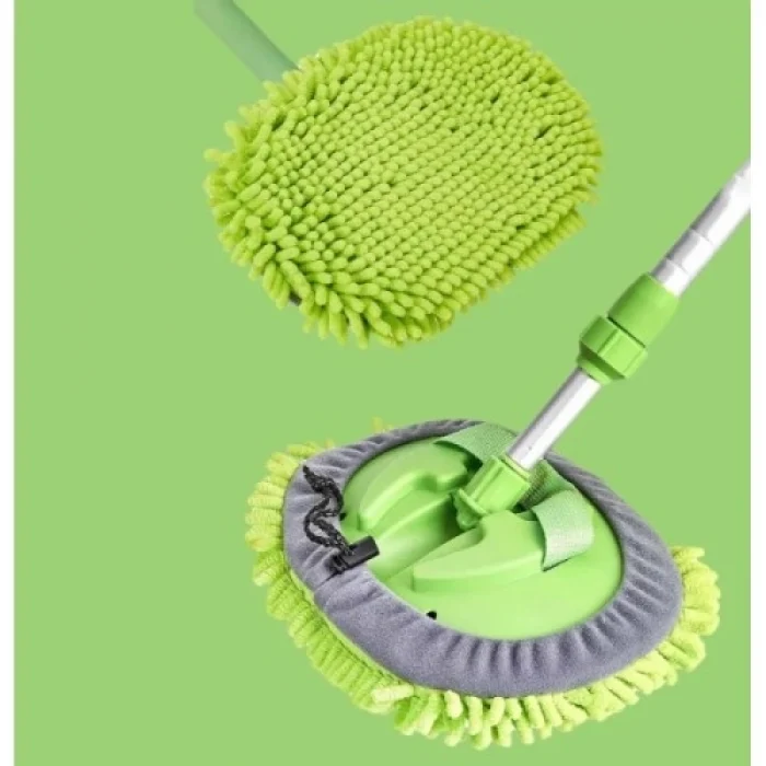Mey İthalat® Yedek Bezli Mikrofiber Araba Yıkama Fırçası