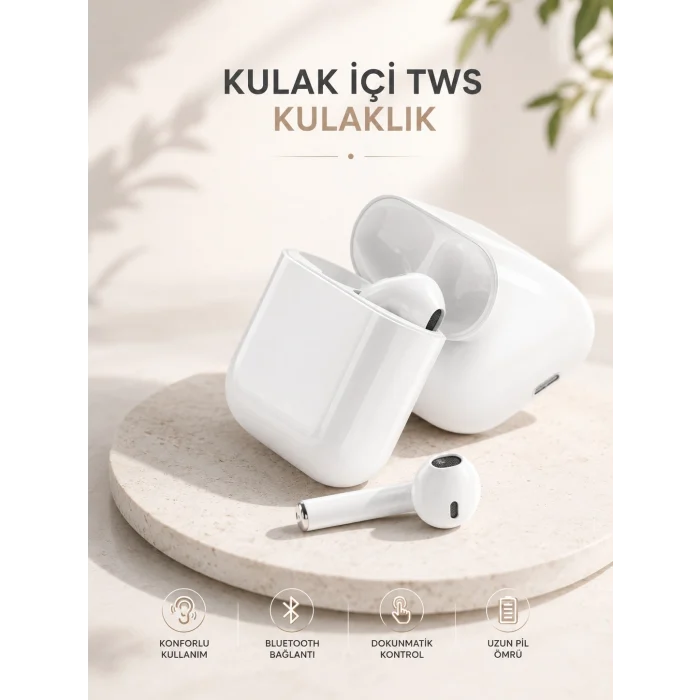 Mey İthalat® Yeni Nesil HD Ses ve Dokunmatik Kontrol Akıllı ve Şık Bluetooth Kulaklık