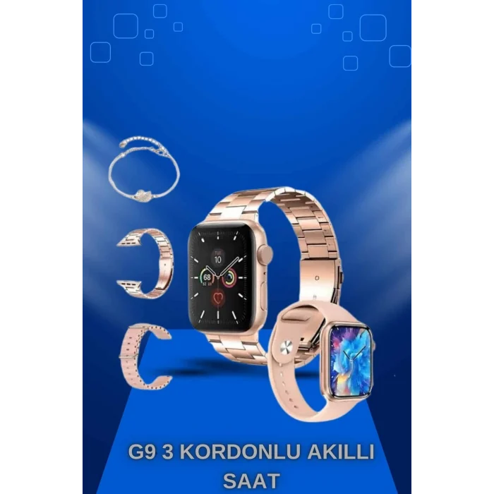 Mey İthalat® Yeni Nesil Kaliteli Akıllı Saat ve Kablosuz Bluetooth Kulaklık Yüksek Ses Kaliteli