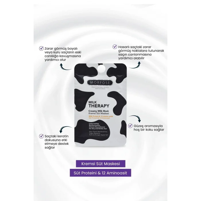 Milk Therapy Kremsi Süt Maskesi 25 ML (24 ADET) - Bakım ve Canlılık - mrfs