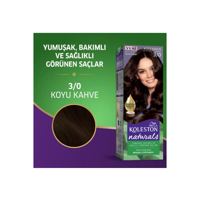 Naturals Saç Boyası Koyu Kahve 3/0