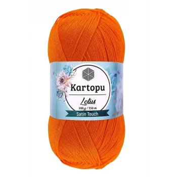 1 Adet Lotus Bikini Büstiyer Bluz Örgü İpi  K273 Turuncu