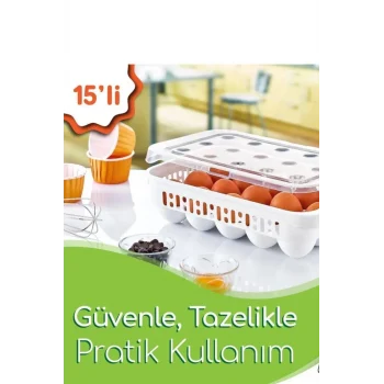 15 Bölmeli Yumurta Kabı Royaleks-AK680