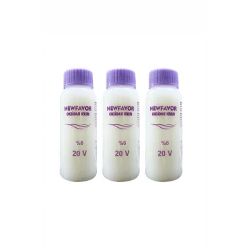 3 Adet Oksidan Krem Saç Boya Sıvısı 6lık 20 volüme 60 ml