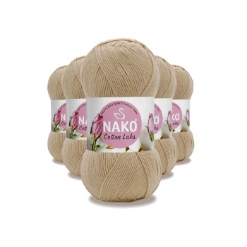 5 Adet Cotton Lüks Yelek Tunik Kazak Bluz Hırka İpi Yünü Camel 97582