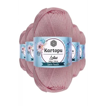 5 Adet Lotus Bikini Büstiyer Bluz Örgü İpi  K768 Açık Pembe