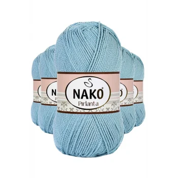 5 Adet Pırlanta Amigurumi El Örgü İpi Yünü Azur 10482