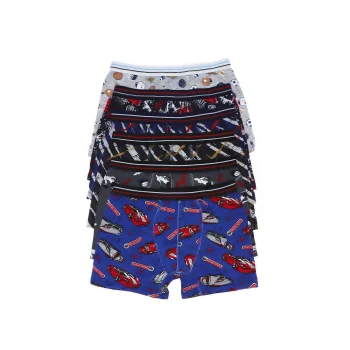 6 adet Erkek Çocuk Desenli Boxer 505