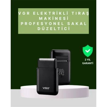 Mey İthalat® USB Şarjlı Traş Makinesi – Piston + Ağ Başlık, 600 mAh Batarya