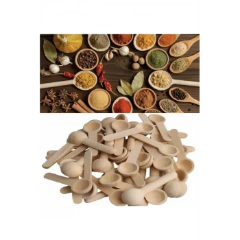 Bambu Baharat ve Reçel Kaşığı 6 Adet