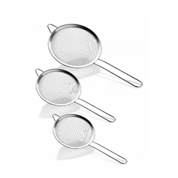 Büyük 3lü Metal Süzgeç Royaleks-CLKN-1359