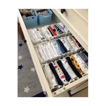 Çekmece Içi Akordiyon Organizer (M) - 15x43x14cm Royaleks-EV355