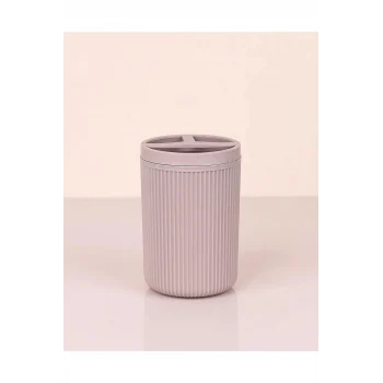 Çizgili Yuvarlak Diş Fırçalık