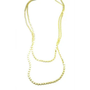Ezme Zincir Kolye - 90cm - Altın