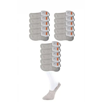 Gri Erkek Babet Çorap 15 çift