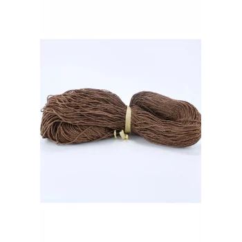 KahveRenk Renk Çile Kağıt İp Çanta Ipi Supla Ipi  No:43 - (550-600 gr)