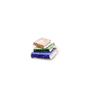 Kitap Broş - Mavi