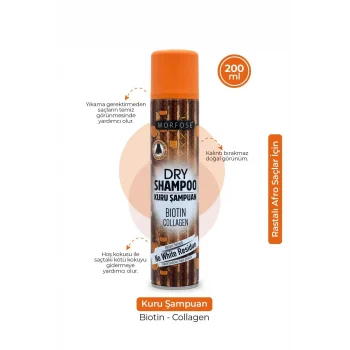 Kuru Şampuan Biotin Collagen 200 ML - Rastalı Saçlar - mrfs