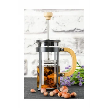 Lüx Cam 350 ml French Press Siyah