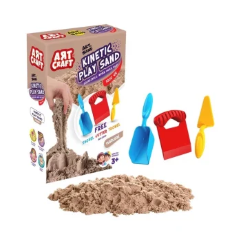 Mey İthalat® 03690  Aksesuarlı Naturel Kinetik Oyun Kumu 1000 gr