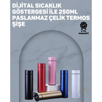 Mey İthalat® 12 Saat Sıcak, 24 Saat Soğuk Tutabilen Paslanmaz Termos