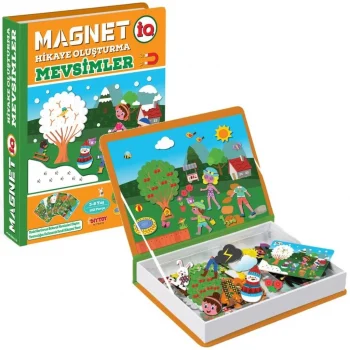 Mey İthalat® 1505 DıyToy, Magnet Hikaye Oluşturma - Mevsimler / +3 yaş