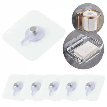 Mey İthalat® 22202 Yapışkanlı Askı 5 Adet