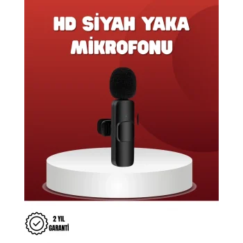 Mey İthalat® 2’li Kablosuz Yaka Mikrofonu iPhone İçin Profesyonel Video Ses