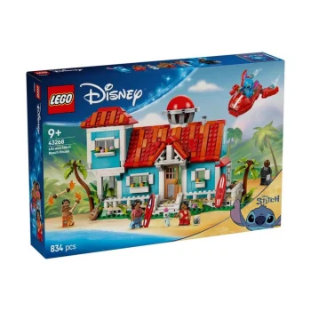 Mey İthalat® 43268  Lilo ve Stiç Plaj Evi 834 parça +9 yaş