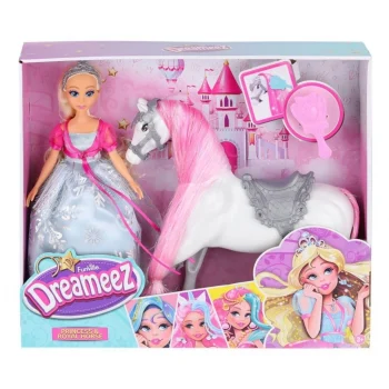 Mey İthalat® 81047 Dreameez Prenses Bebek ve Atı