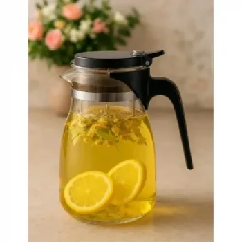 Mey İthalat® 900 ml Süzgeçli Cam Sürahi