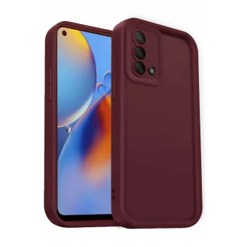 Mey İthalat®   A74 4G Kılıf Viera Silikon - Bordo