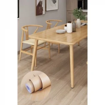 Mey İthalat® Ahşap Görünümlü Kendinden Yapışkanlı Kaplama Folyosu 5 Metre