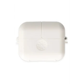 Mey İthalat®   Airpods 3 (3.nesil) Basmalı Kılıf - Beyaz